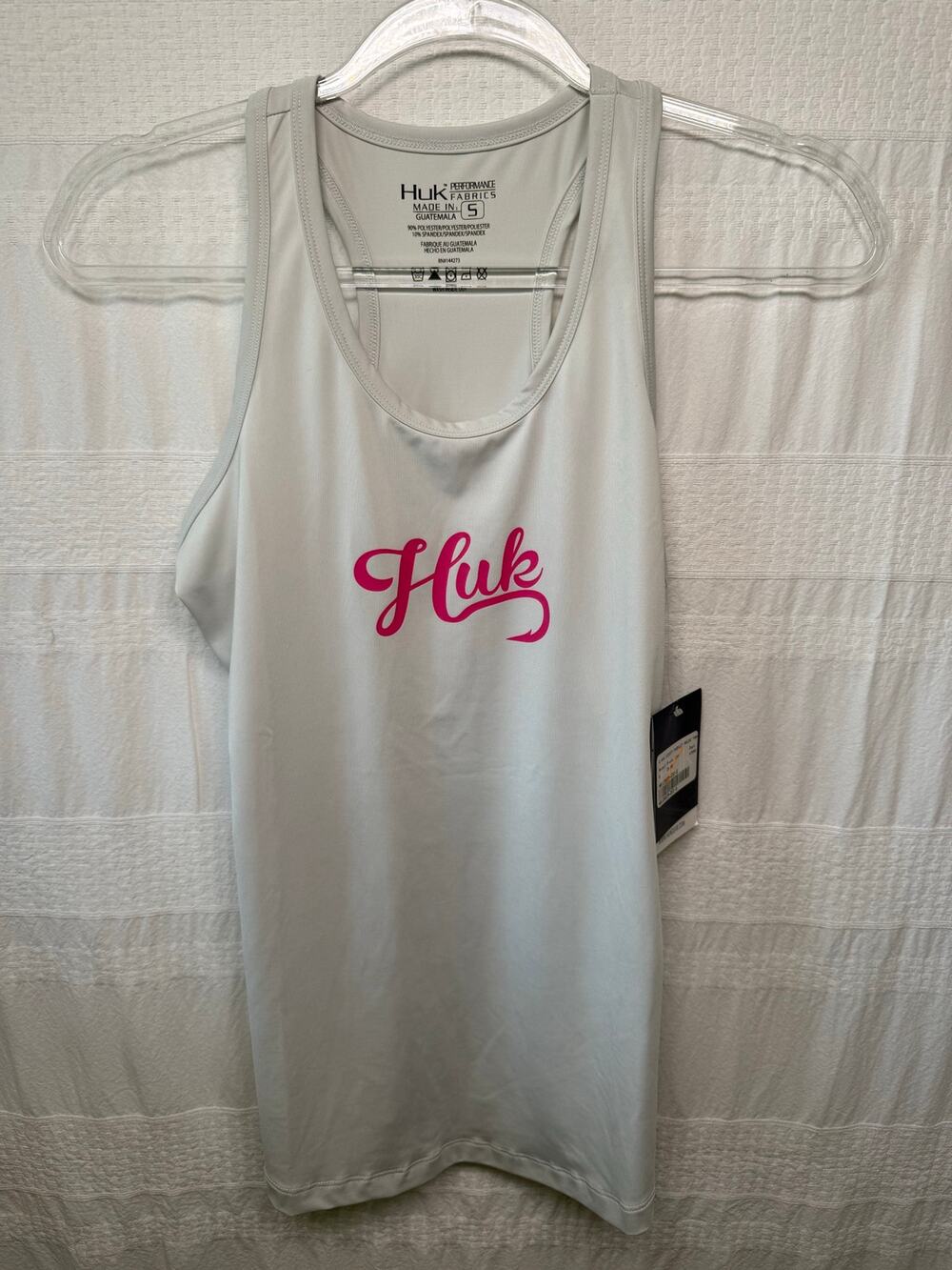 HUK Pursuit Racer Tank, Size Small - New!  Outdoors, Fishing, Athletic